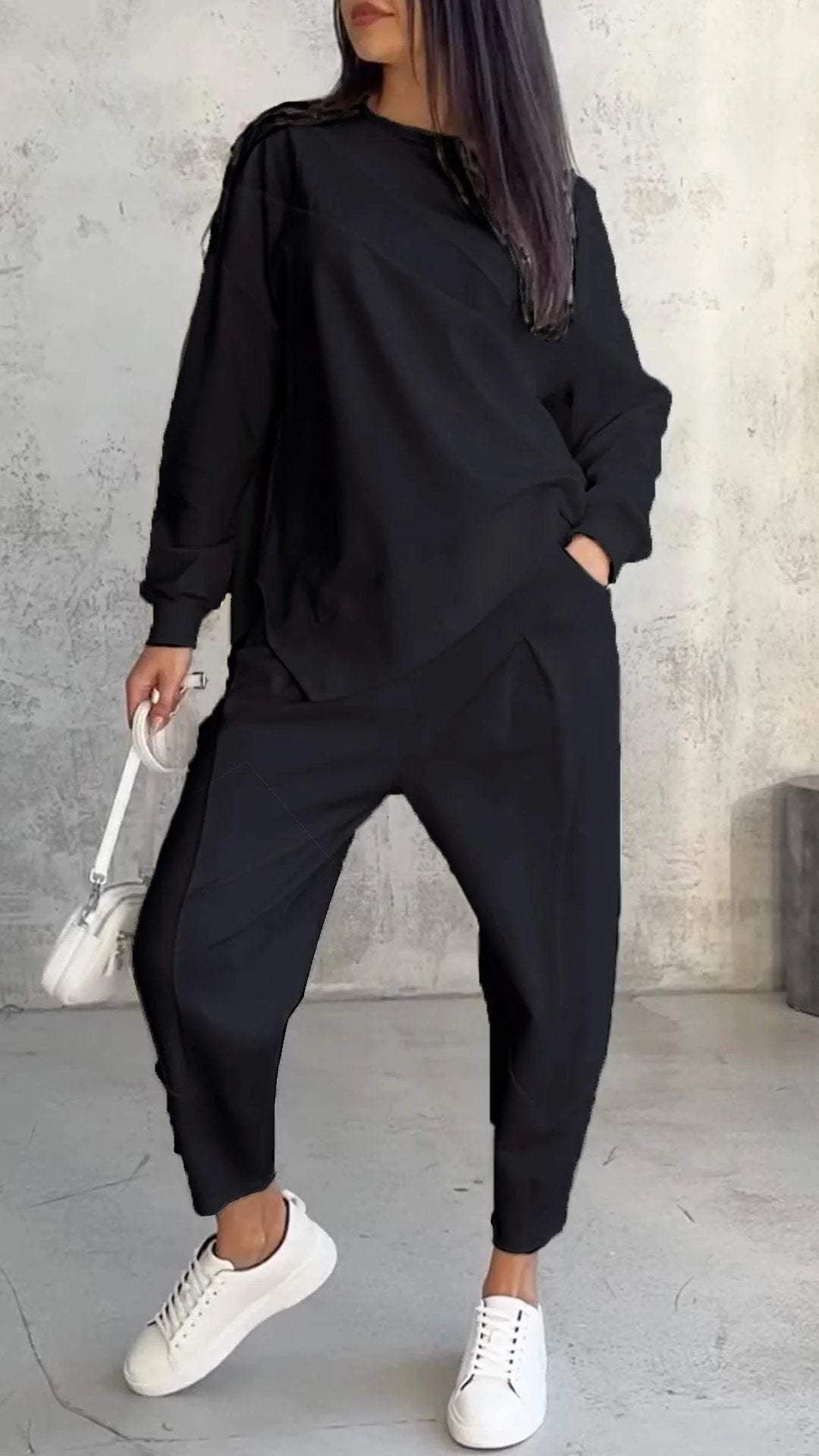 Irregular Hoodie Set