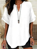 Fashion V-neck short sleeves
