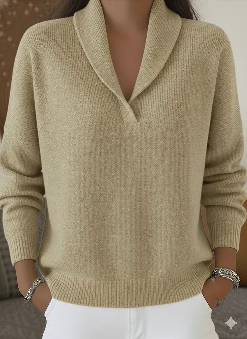 V-neck women's fashion autumn/winter new styles