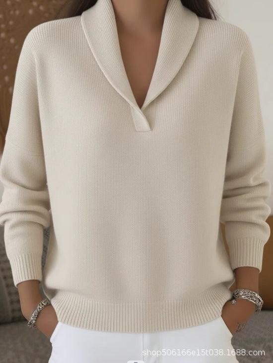 V-neck women's fashion autumn/winter new styles