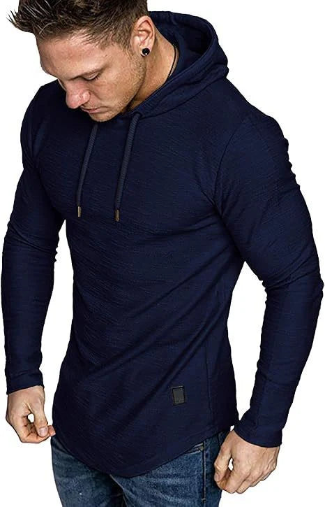 Crew neck pullover hoodie, fashionable sportswear version
