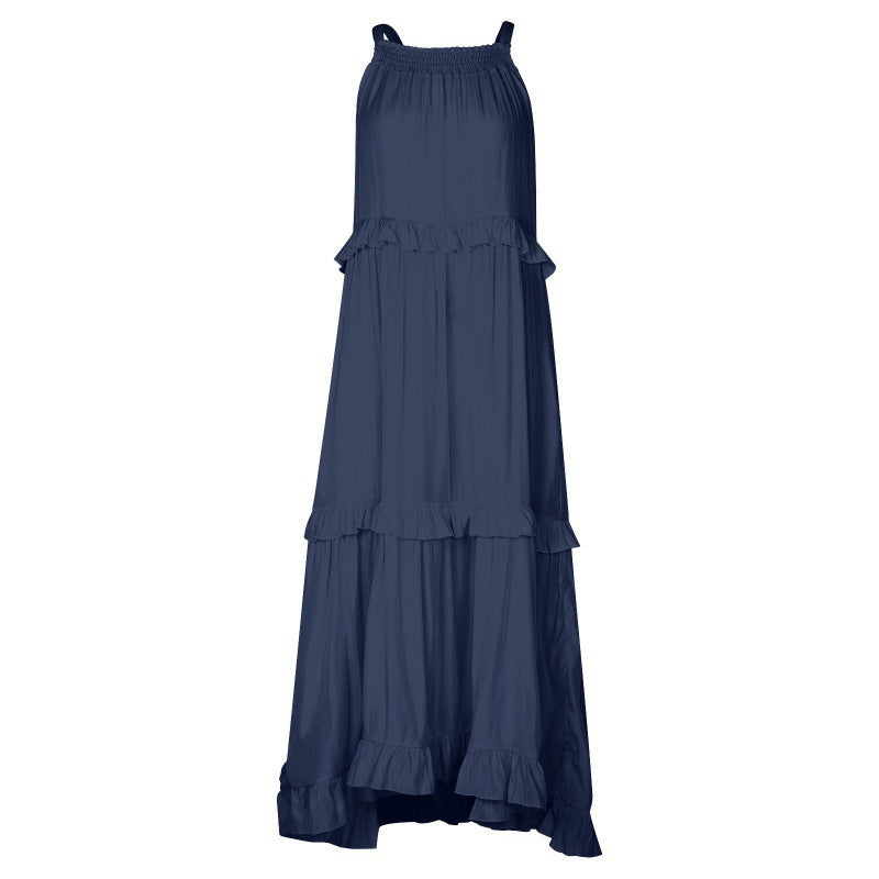 New elegant long floor-length cake dress