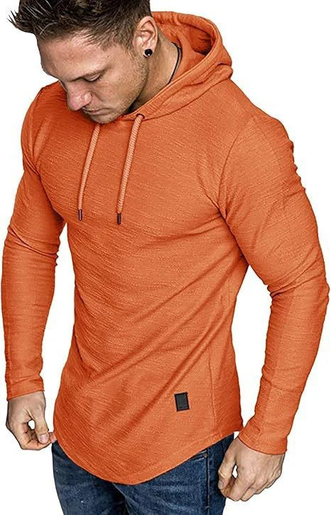 Crew neck pullover hoodie, fashionable sportswear version