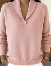 V-neck women's fashion autumn/winter new styles