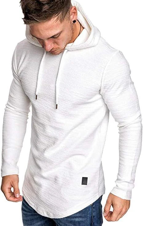 Crew neck pullover hoodie, fashionable sportswear version